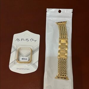 Pretty gold strap for iwatch  40mm - new